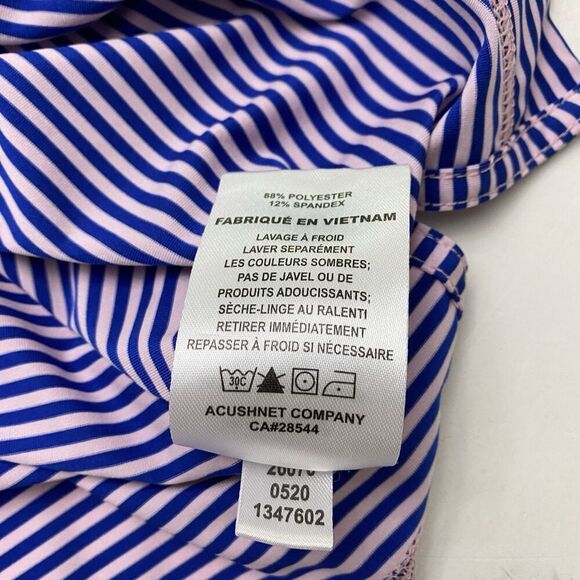 FootJoy Purple Pink Striped FJ Performance Golf Polo Shirt Men's Medium Active - Picture 8 of 12